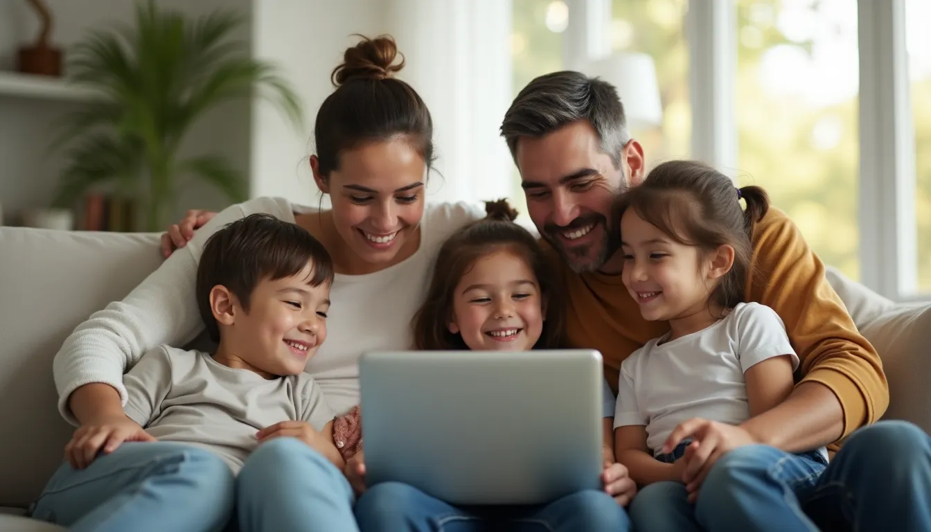 Familienleben im digitalen Zeitalter: Wie die Familie online zusammenhält