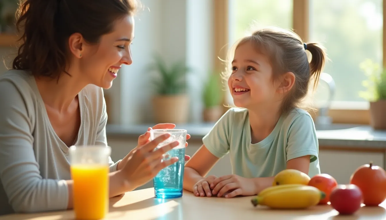 Flüssigkeitsaufnahme-Rechner für Kinder