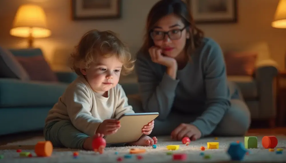 warnsignal-gefrorener-blick-medienkonsum-bei-kleinkindern-kritisch-betrachten